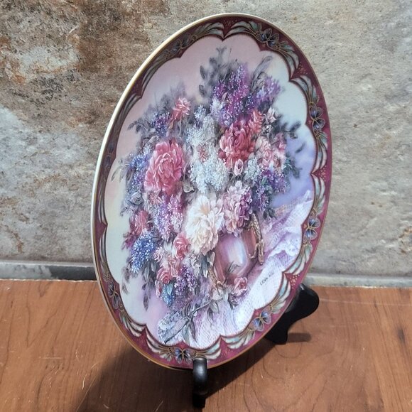 Bradford Exchange 1993 Lena Liu Flower Fairies Magic Makers Collector Plate #182 - Picture 8 of 11